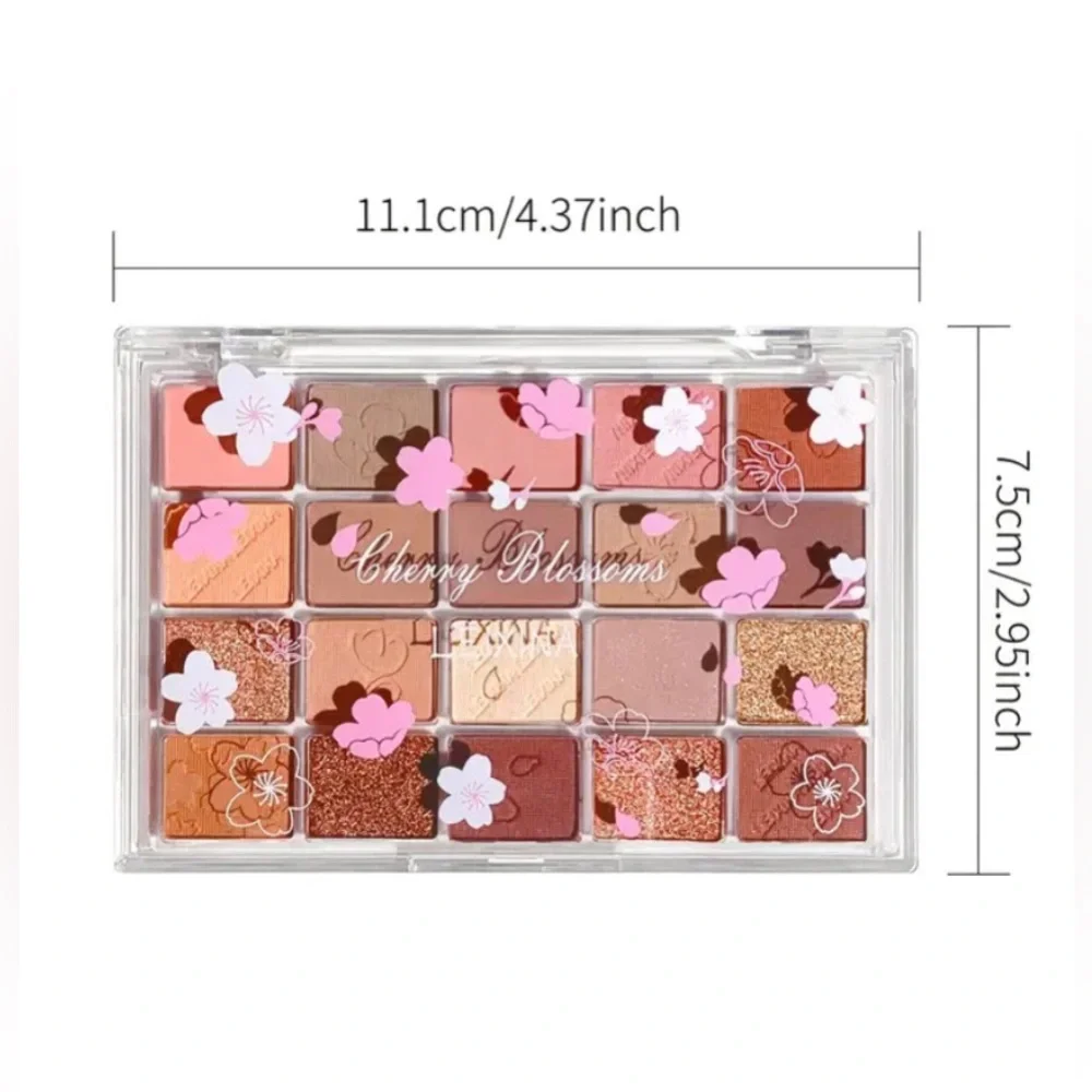 Leixina:20-Color Sakura Cherry Blossom Eyeshadow Palette